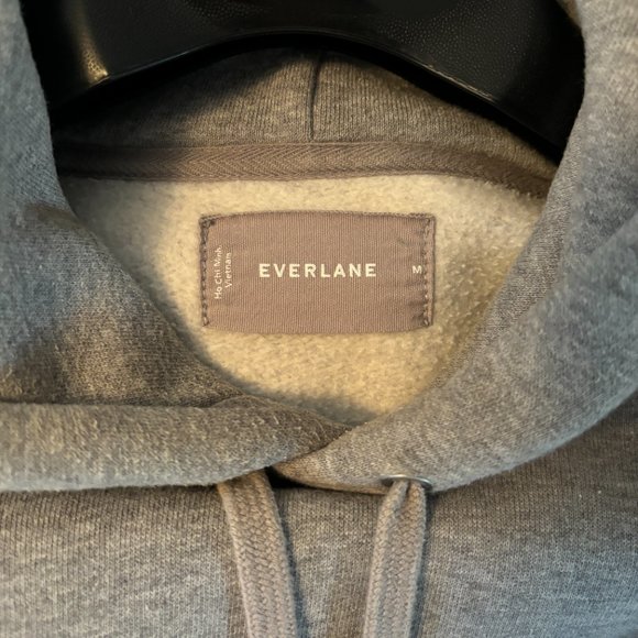 Everlane 365 Fleece Grey Hoodie size Medium in Very Good condition! - Picture 3 of 10